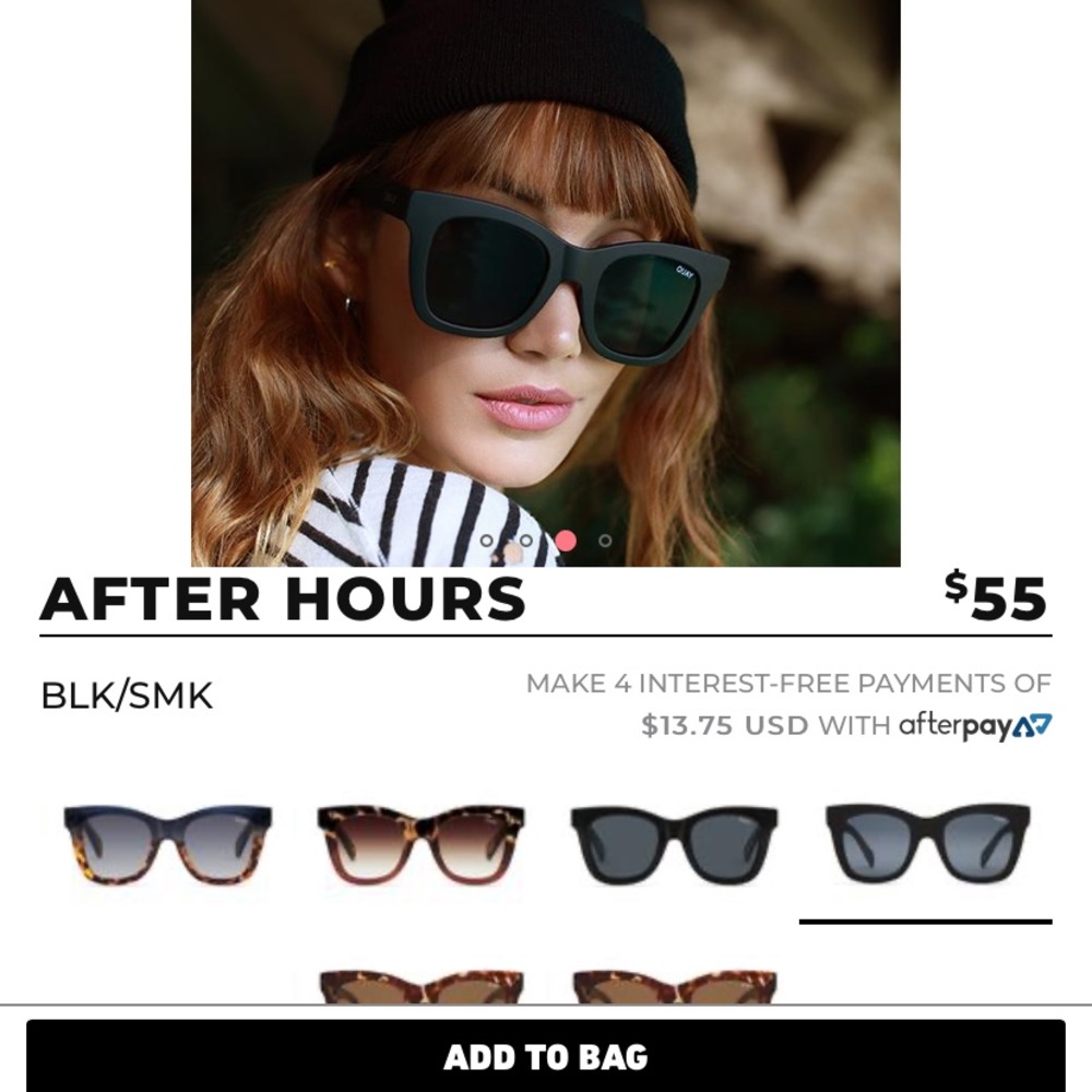 Quay After Hours- Matte Black